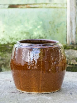 Berit krukken, brun ø 22 cm