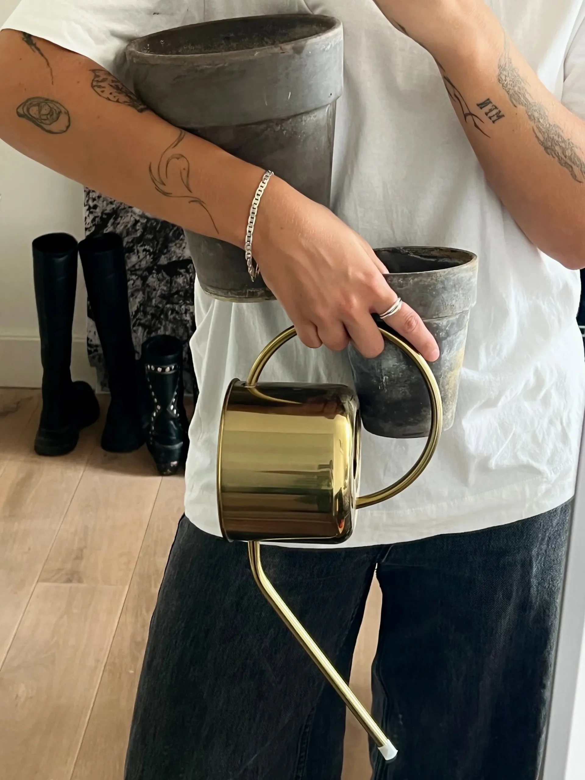 Gartnerkrukke, naturlig patina