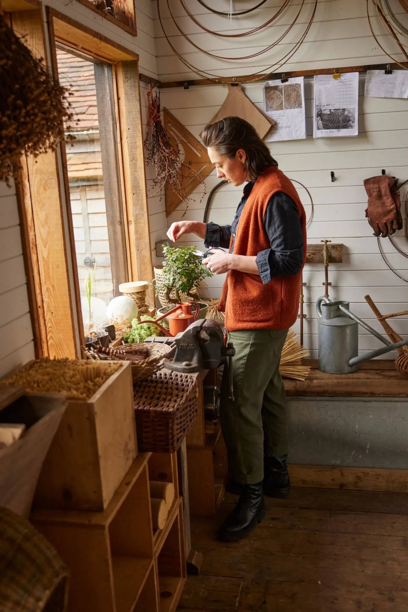 HAWS Vandkande, terracotta orange, 0,5 L