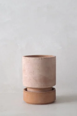 Hoff krukke, raw rosa + raw rosa underskål