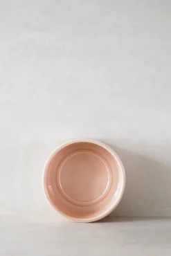 Hoff underskål, glaseret rosa