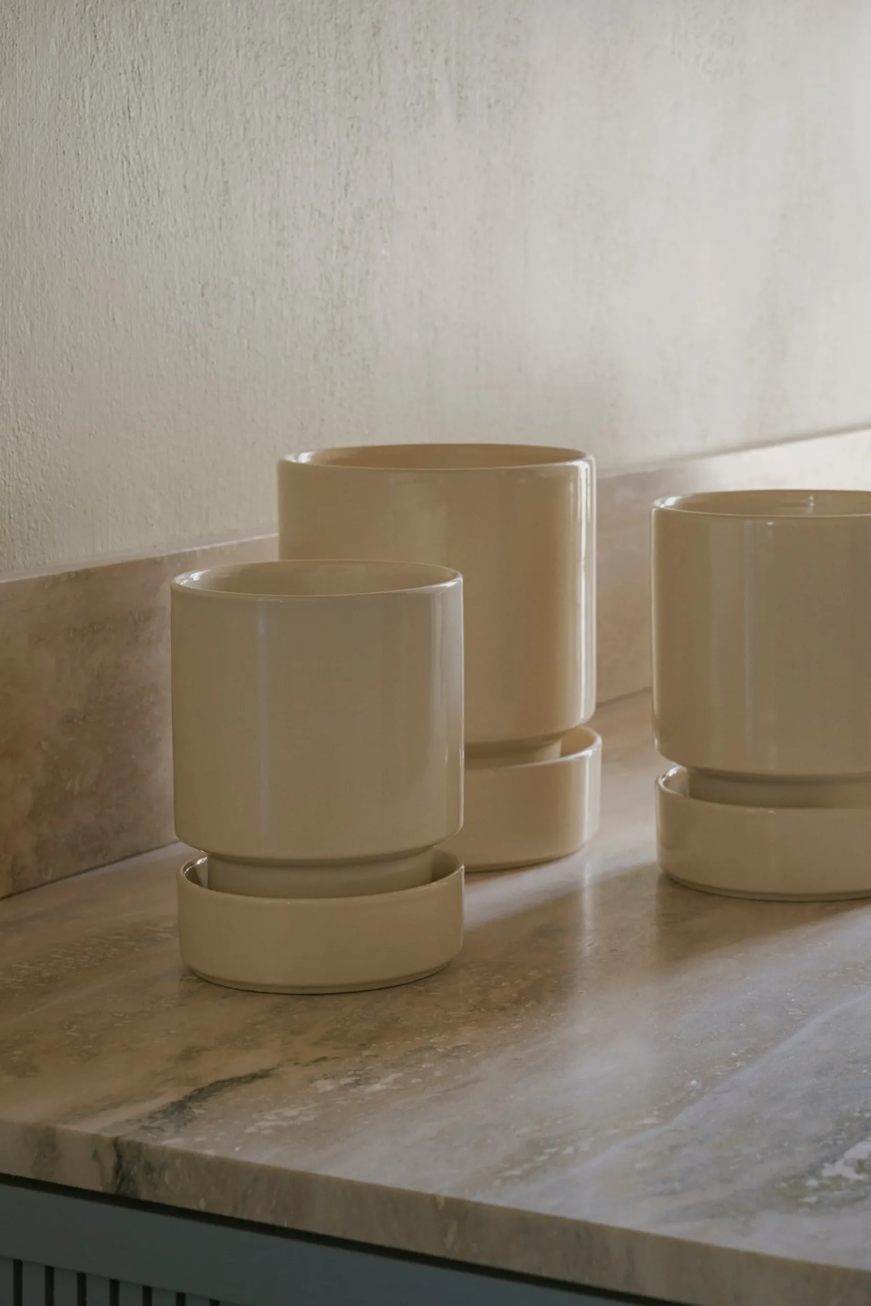 Hoff underskål, glaseret Sandstone