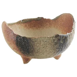 Japansk bonsai krukke, håndlavet, brun