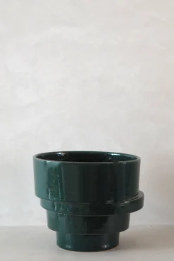 Stabel krukke, mørkegrøn