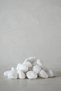 Topping sten - Medium hvid