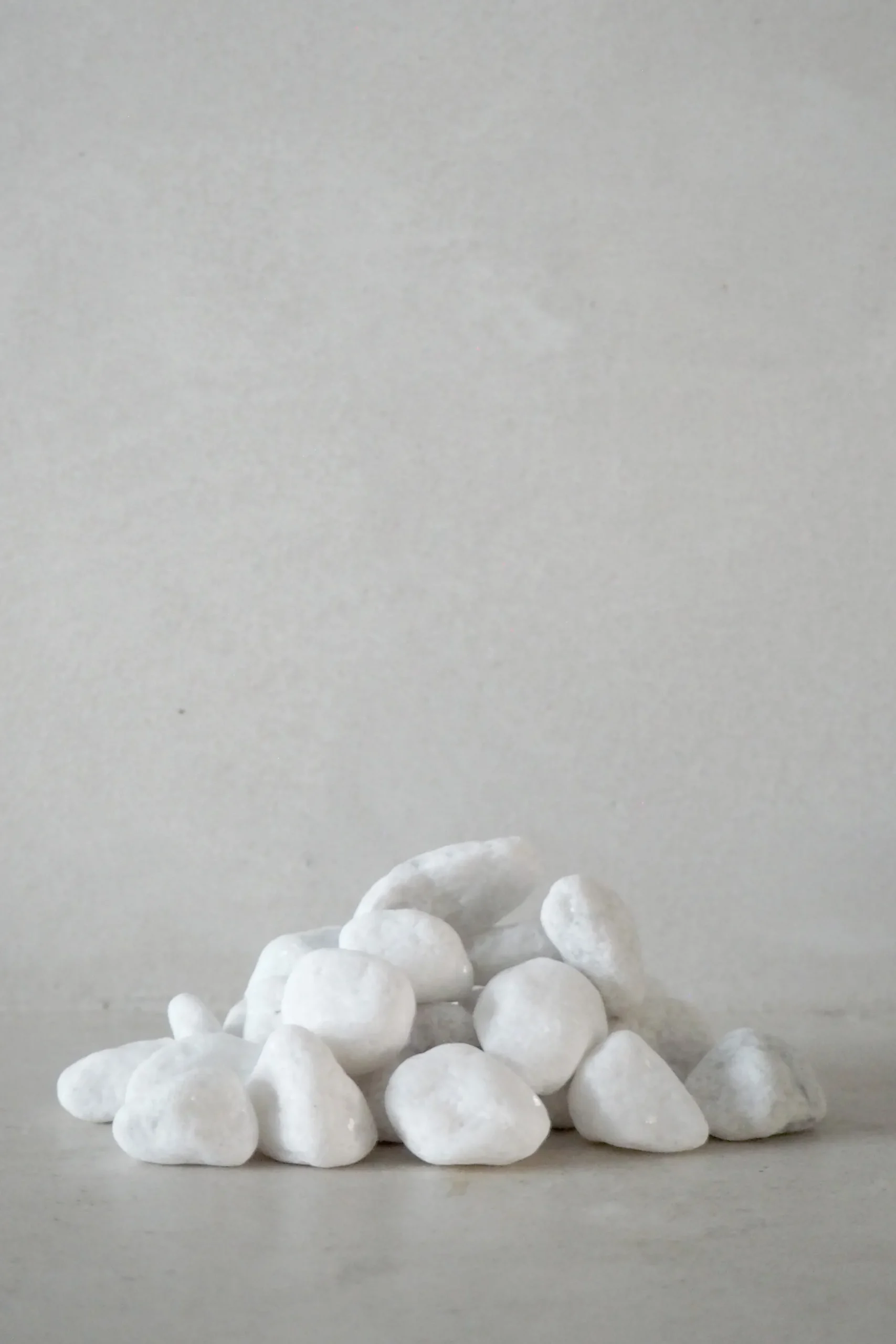 Topping sten - Medium hvid