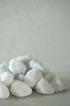 Topping sten - Medium hvid